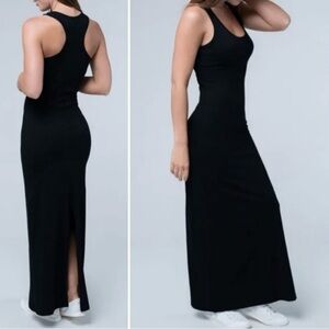 Pact Organic Cotton Racerback Maxi Dress